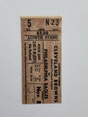 6.5cm x 3cm - Ticket N23