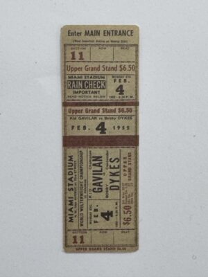 9cm x 3cm - Ticket 4