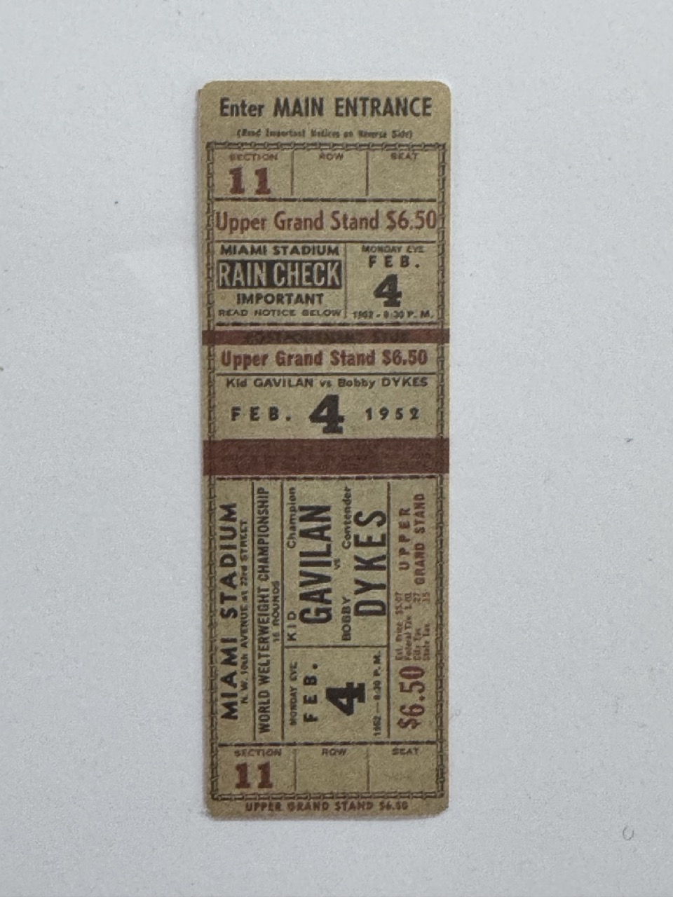 9cm x 3cm - Ticket 4