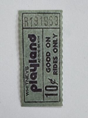 6.5cm x 3cm - Ticket Playland
