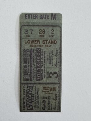 7cm x 3cm - Ticket 3
