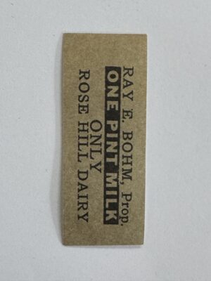 8cm x 3cm - Ticket One Pint Milk