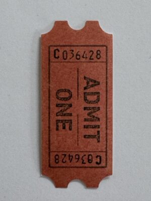 7cm x 3cm - Ticket C036428