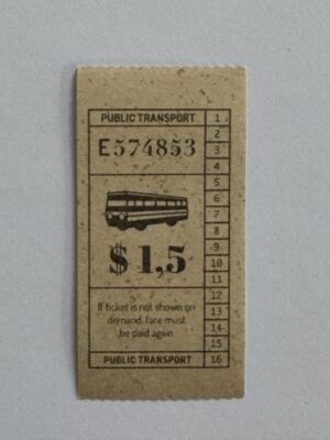 6cm x 3cm - Ticket E574853