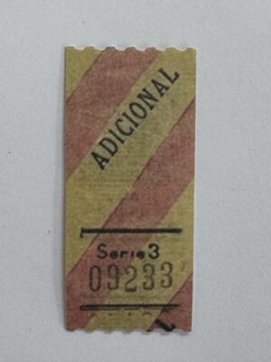 7cm x 3cm - Ticket 09233