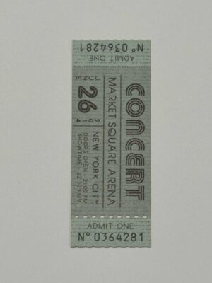 8cm x 3cm - Ticket 26