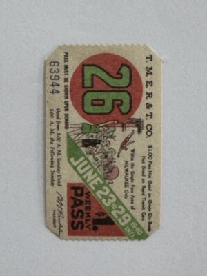 5cm x 3cm - Ticket 26