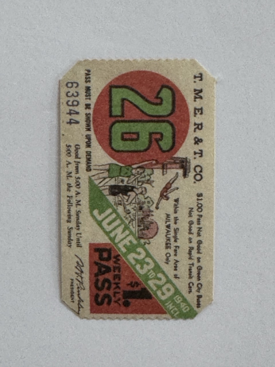 5cm x 3cm - Ticket 26