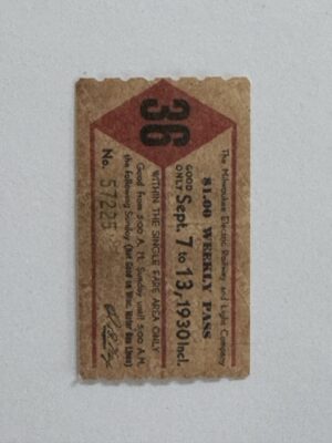 5cm x 3cm - Ticket 36