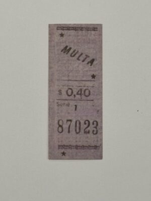 8cm x 3cm - Ticket 87023