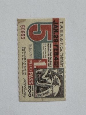 5cm x 3cm - Ticket 5