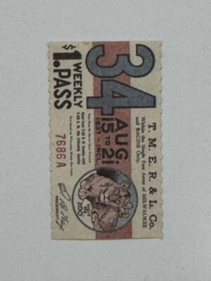 5cm x 3cm - Ticket 34