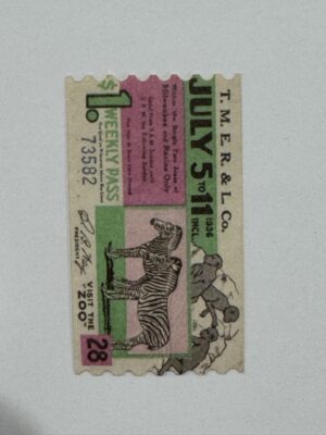 5cm x 3cm - Ticket July 5