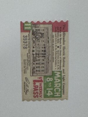 5cm x 3cm - Ticket March 8