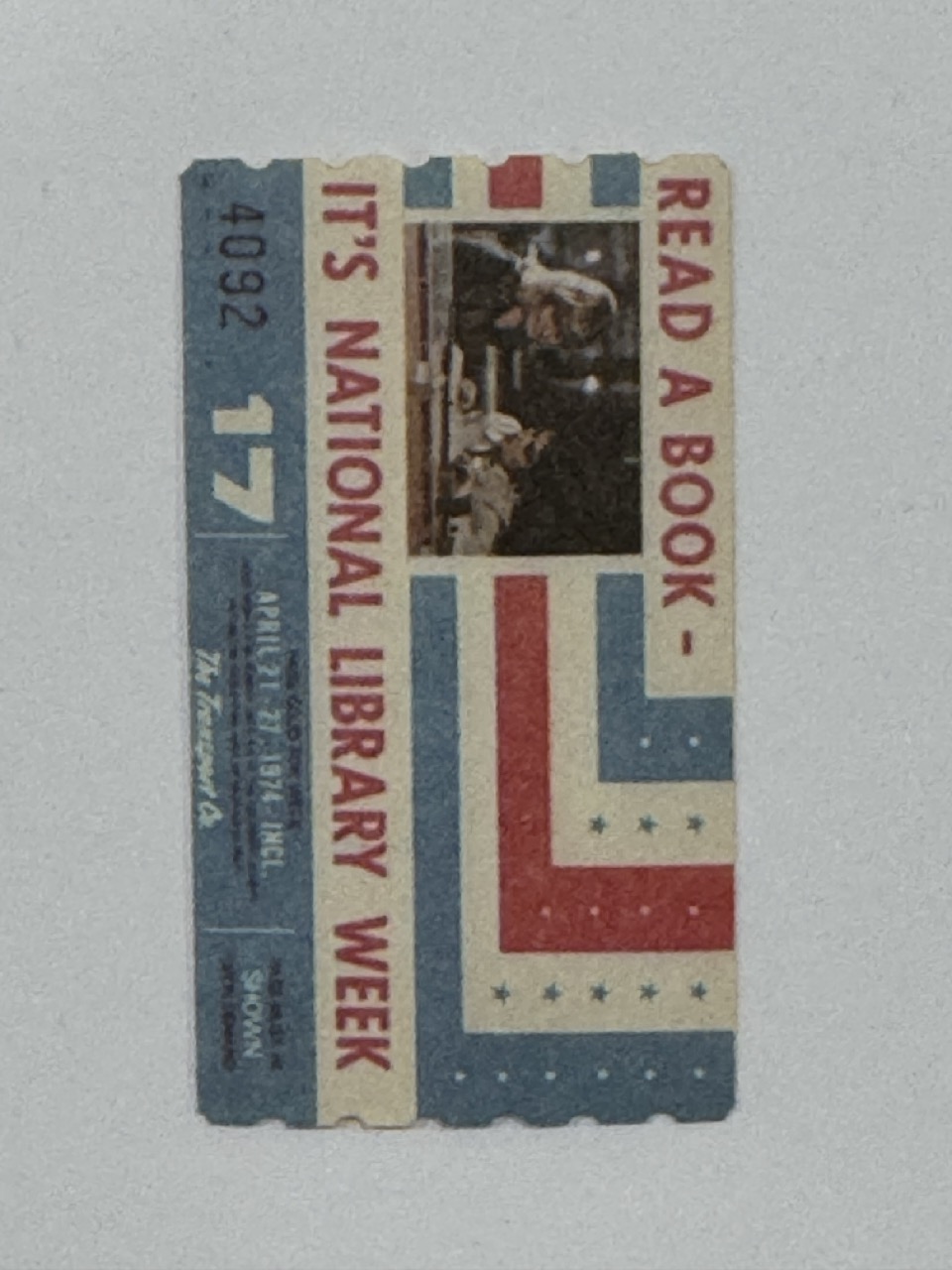 5cm x 3cm - Ticket 17