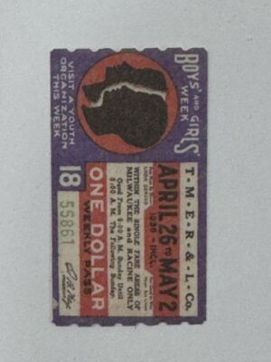 5cm x 3cm - Ticket April 26