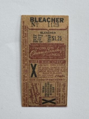 6cm x 3cm - Ticket 1129