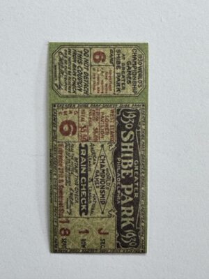 6.5cm x 3cm - Ticket 6