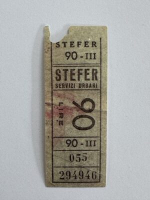 8cm x 3cm - Ticket 90