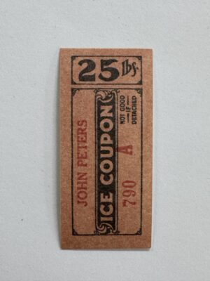 6.75cm x 3cm - Ticket 25