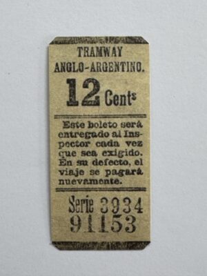6.5cm x 3cm - Ticket 12