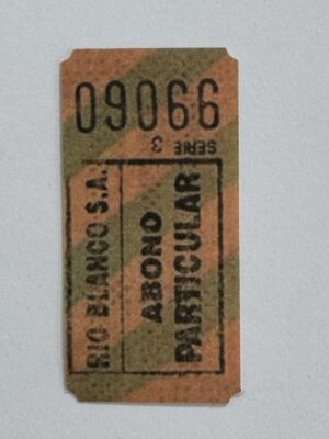 6cm x 3cm - Ticket 09066
