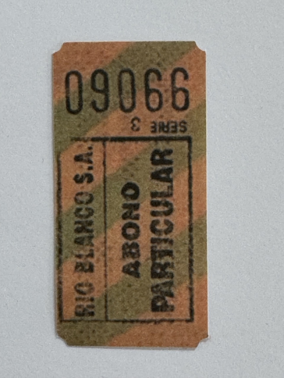 6cm x 3cm - Ticket 09066