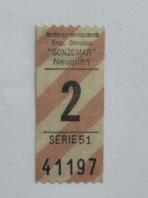 7cm x 3cm - Ticket 2