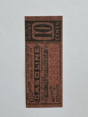 7.25cm x 3cm - Ticket 10