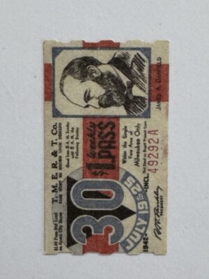 5cm x 3cm - Ticket July 19