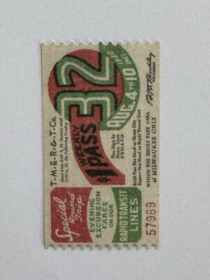 5cm x 3cm - Ticket Aug 4