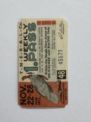 5cm x 3cm - Ticket Nov 22