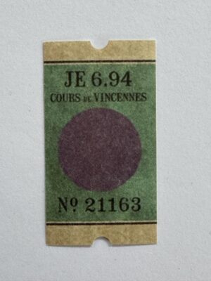 5cm x 3cm - Ticket 21163