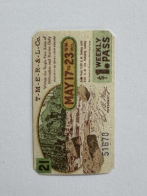 5cm x 3cm - Ticket May 17