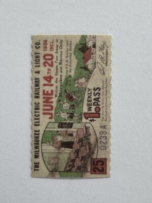 5cm x 3cm - Ticket June 14