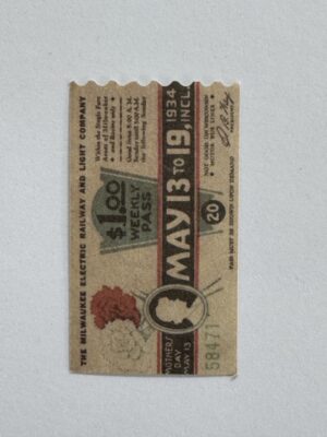5cm x 3cm - Ticket May 13