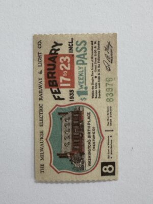 5cm x 3cm - Ticket Feb 17