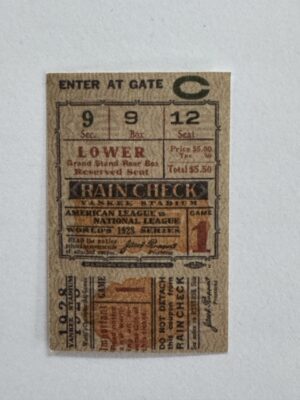 5cm x 3cm - Ticket 9912