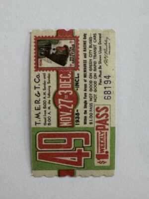 5cm x 3cm - Ticket 49