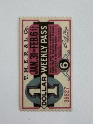 5cm x 3cm - Ticket Jan 31