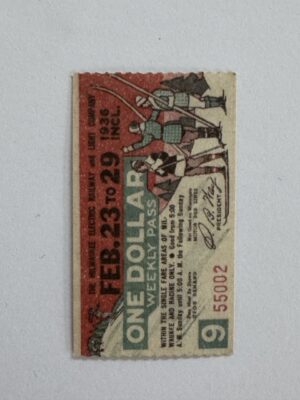 5cm x 3cm - Ticket Feb 23