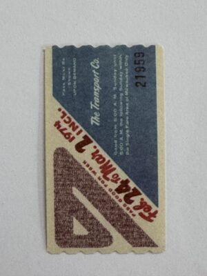 5cm x 3cm - Ticket Feb 24