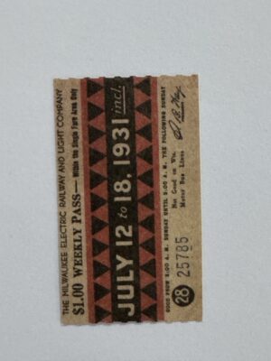 5cm x 3cm - Ticket July 12