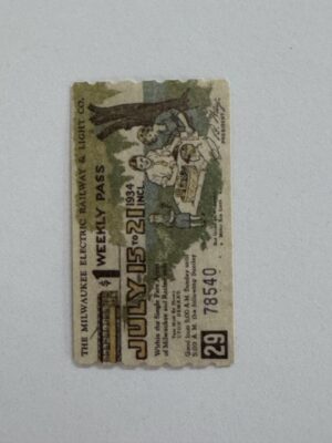 5cm x 3cm - Ticket July 15
