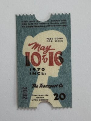 5cm x 3cm - Ticket May 10