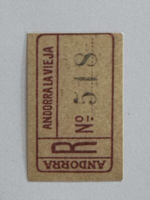 5cm x 3cm - Ticket 518