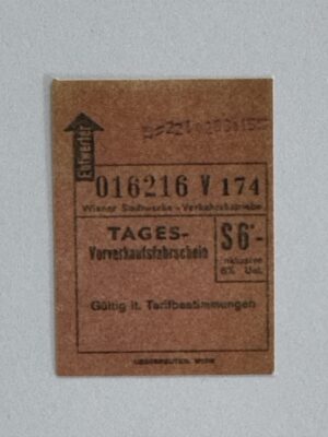 5cm x 3cm - Ticket S6