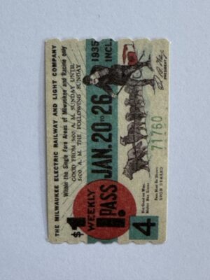 5cm x 3cm - Ticket Jan 20