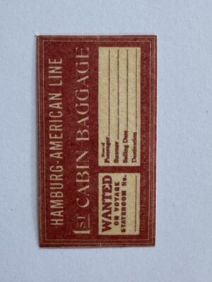 5cm x 3cm - Ticket Hamburg