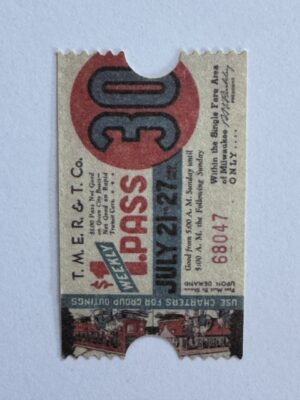 5cm x 3cm - Ticket 30